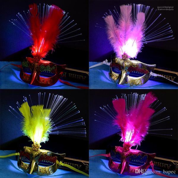 masquerade masks men women halloween party half face masks fancy dress costume accessory luminous feather, Silver
masquerade masks men women halloween party half face masks fancy dress costume accessory luminous feather, Silver