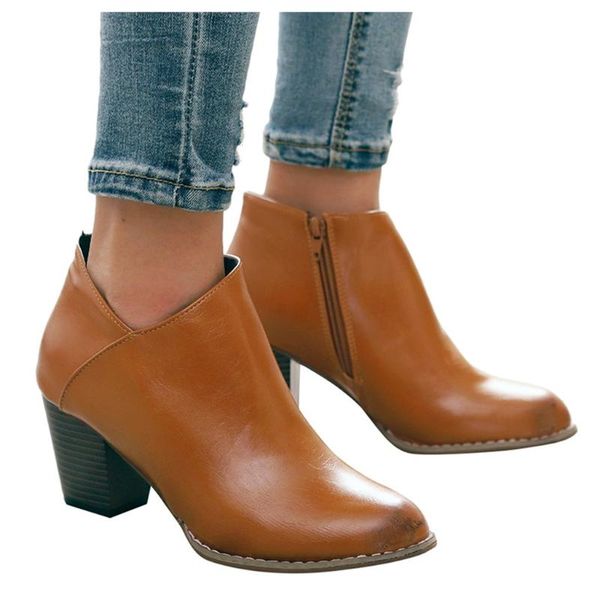 sagace shoes winter canvas boots casual solid color retro round botas de mujer ladies zipper square high heel boots women ankle, Black
sagace shoes winter canvas boots casual solid color retro round botas de mujer ladies zipper square high heel boots women ankle, Black