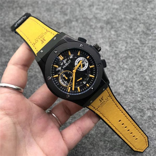 military mens designer watch reloj de lujo multifunctional stainless steel dial leather strap automatic date men sports watch montre de luxe
military mens designer watch reloj de lujo multifunctional stainless steel dial leather strap automatic date men sports watch montre de luxe