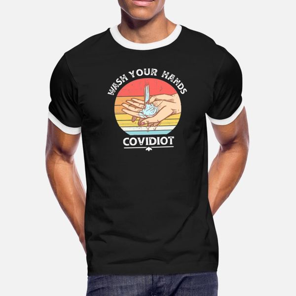 мойте руки covidiot t shirt men отпечатанных 100% хлопок круглого ворота нормальной симпатичной аутентичной лето стиль vintage рубашка
мойте руки covidiot t shirt men отпечатанных 100% хлопок круглого ворота нормальной симпатичной аутентичной лето стиль vintage рубашка