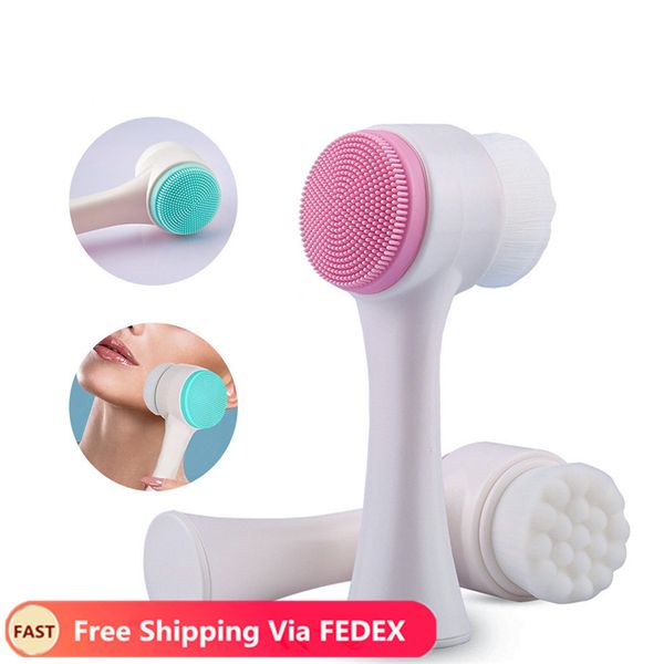 3d double sides facial cleaning brush multifunctional portable face cleanser face massage washing product face skin care tools
3d double sides facial cleaning brush multifunctional portable face cleanser face massage washing product face skin care tools