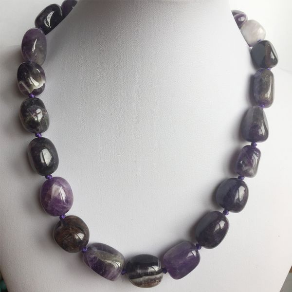 genuine amethyst necklace undyed amythest nugget healing fashion purple color lariat bar choker necklaces for women bijoux, Silver
genuine amethyst necklace undyed amythest nugget healing fashion purple color lariat bar choker necklaces for women bijoux, Silver