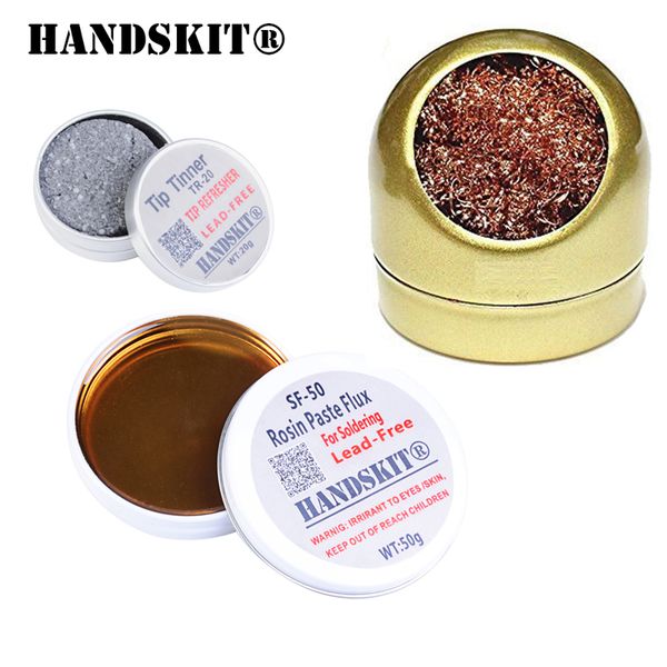 handskit soldering iron refresher solder pure flux/paste soldering iron tip cleaner head resurrection for tool
handskit soldering iron refresher solder pure flux/paste soldering iron tip cleaner head resurrection for tool