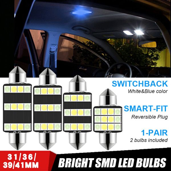 10pcs c5w c10w car inteiror bulb 31mm 36mm 39mm 41mm 12v dual color switchback reading door lamp switchback festoon led bulb
10pcs c5w c10w car inteiror bulb 31mm 36mm 39mm 41mm 12v dual color switchback reading door lamp switchback festoon led bulb