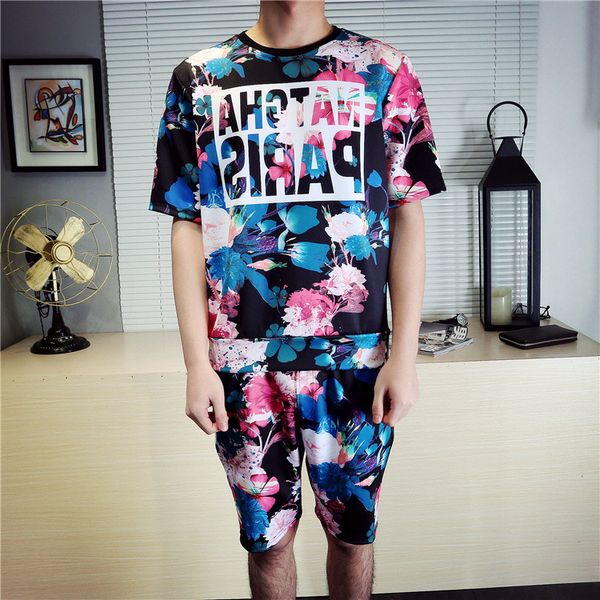 3d english flower short sleeve suit men's loose round neck space cotton t-shirt summer fashion half sleeve, Gray
3d english flower short sleeve suit men's loose round neck space cotton t-shirt summer fashion half sleeve, Gray