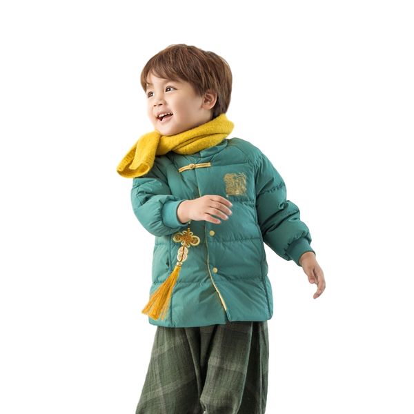 autumn and winter. guochao hantang fashion qianlong tong bao hangs a down coat with a stand collar for children, Blue;gray
autumn and winter. guochao hantang fashion qianlong tong bao hangs a down coat with a stand collar for children, Blue;gray