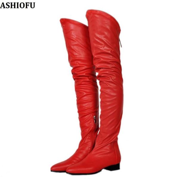ashiofu new handmade ladies wedding thigh high boots party prom over knee boots evening club fashion long shoes, Black
ashiofu new handmade ladies wedding thigh high boots party prom over knee boots evening club fashion long shoes, Black