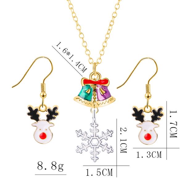 2019 christmas's latest necklace pendant flying snowflakes and colorful bell theme gifts for the friends to welcome christmas, Silver
2019 christmas's latest necklace pendant flying snowflakes and colorful bell theme gifts for the friends to welcome christmas, Silver