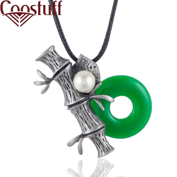 pendant necklaces vintage long necklace with bamboo green stone & pendants wholesale plant jewelry collares mujer colar choker, Silver
pendant necklaces vintage long necklace with bamboo green stone & pendants wholesale plant jewelry collares mujer colar choker, Silver