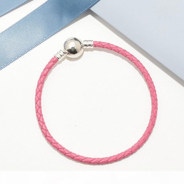 luxury fashion classic pink leather rope hand chain bracelets original gift box for pandora 925 silver charms bracelet for women, Golden;silver
luxury fashion classic pink leather rope hand chain bracelets original gift box for pandora 925 silver charms bracelet for women, Golden;silver