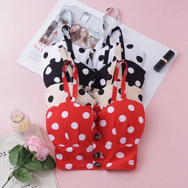 tube women polka dot bra strappy bustier bralette tank female fashion sleeveless crop 2020 new summer, White
tube women polka dot bra strappy bustier bralette tank female fashion sleeveless crop 2020 new summer, White