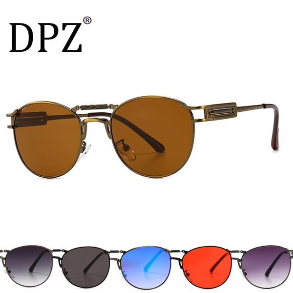 new dpz retro metal steampunk men's sunglasses brand design spring hook decoration street swomen sunglasses, White;black
new dpz retro metal steampunk men's sunglasses brand design spring hook decoration street swomen sunglasses, White;black