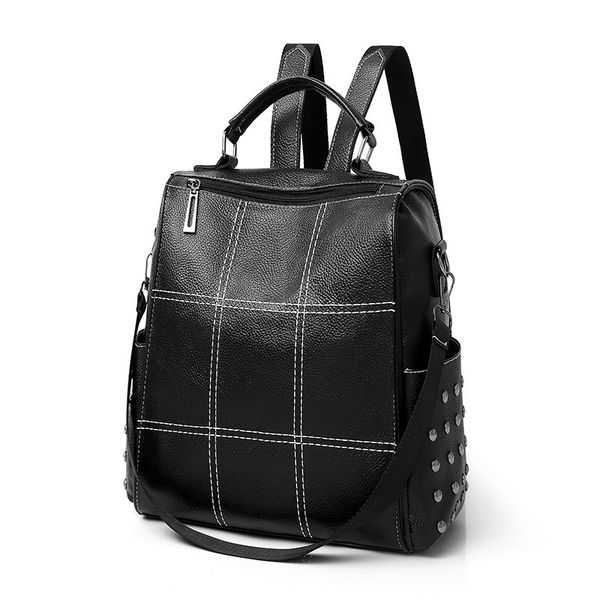 leather luggage tag2020 single backpack dual-purpose womens bag new fashion korean style all-match fashion simple casual large capacity soft
leather luggage tag2020 single backpack dual-purpose womens bag new fashion korean style all-match fashion simple casual large capacity soft