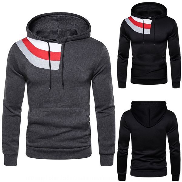 ohji9 2020 sweater and winter new european style men's casual hooded autumn patchwork fashionable men's sweater, Black
ohji9 2020 sweater and winter new european style men's casual hooded autumn patchwork fashionable men's sweater, Black