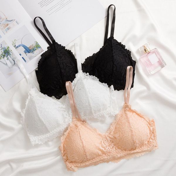 bras 2021 summer women push up wireless lace bra lingerie soft seamless underwear, Red;black
bras 2021 summer women push up wireless lace bra lingerie soft seamless underwear, Red;black