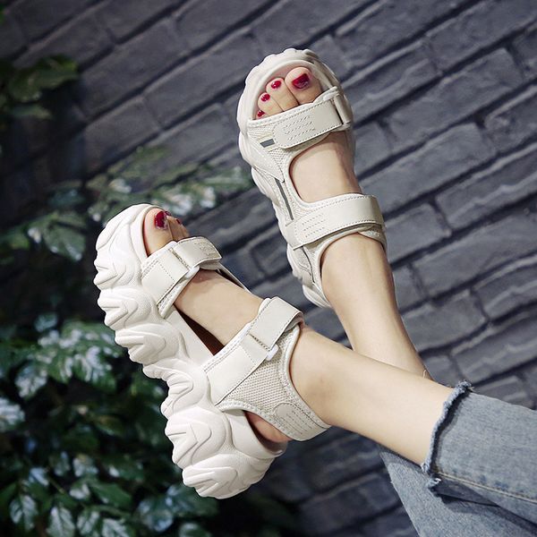 2020 summer fashion trend new women's sandalsincreased inside thickness bottom korean casual sports roman women's beach sandals, Black
2020 summer fashion trend new women's sandalsincreased inside thickness bottom korean casual sports roman women's beach sandals, Black