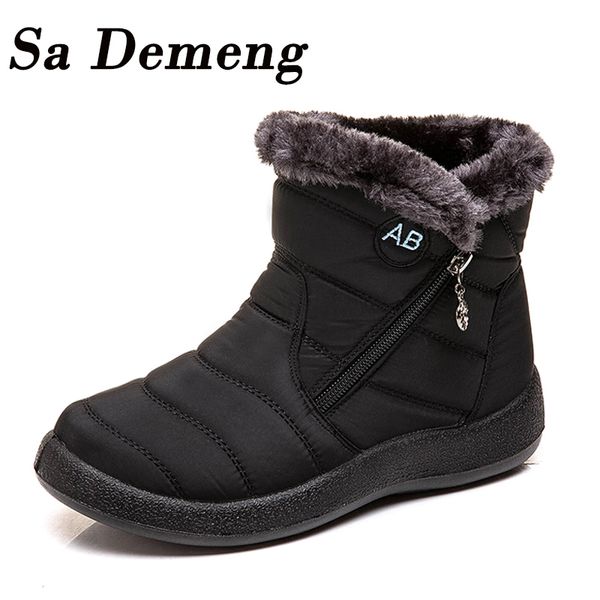 sa demeng women boots waterproof snow boots female plush winter women warm ankle botas mujer winter shoes woman size 43, Black
sa demeng women boots waterproof snow boots female plush winter women warm ankle botas mujer winter shoes woman size 43, Black