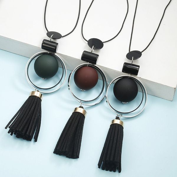 women necklace long necklaces and pendants wooden beads sweater chain necklace jewelry for women, Silver
women necklace long necklaces and pendants wooden beads sweater chain necklace jewelry for women, Silver
