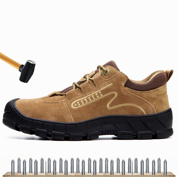 boots men safety shoes non-slip puncture-proof security work with steel toe cap breathable cow suede male sneakers, Black
boots men safety shoes non-slip puncture-proof security work with steel toe cap breathable cow suede male sneakers, Black