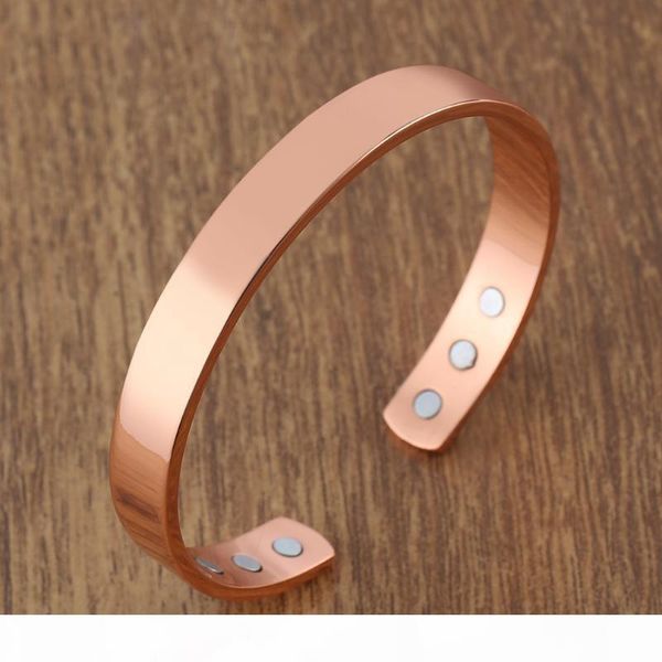 pure copper energy magnetic bangle healthcare bracelets fashion bangle jewelry fitness balance rose gold color for men women, Black
pure copper energy magnetic bangle healthcare bracelets fashion bangle jewelry fitness balance rose gold color for men women, Black