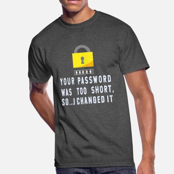 hackers password funny t shirt men printing tee shirt round collar gents crazy building spring autumn pattern shirt
hackers password funny t shirt men printing tee shirt round collar gents crazy building spring autumn pattern shirt