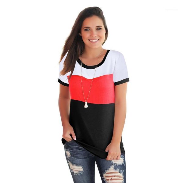 neck pullover womens tees casual females clothing mulit colors panelled womens designer tshirts fashion slim crew, White
neck pullover womens tees casual females clothing mulit colors panelled womens designer tshirts fashion slim crew, White