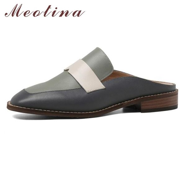 meotina shoes women natural genuine leather flats mules shoes square toe causal flat footwear ladies summer brown large size 40, Black
meotina shoes women natural genuine leather flats mules shoes square toe causal flat footwear ladies summer brown large size 40, Black