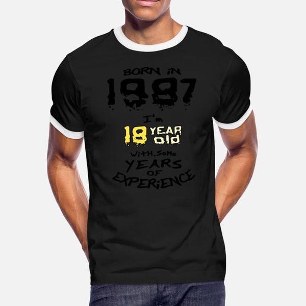 born in 1987 t shirt men knitted tee shirt s-xxxl slim famous comfortable spring autumn kawaii shirt, White;black
born in 1987 t shirt men knitted tee shirt s-xxxl slim famous comfortable spring autumn kawaii shirt, White;black