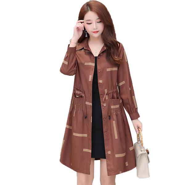 2020 new spring autumn trench coat casual women coat long single-breasted drawstring slim windbreaker outerwear plus size 5xl, Tan;black
2020 new spring autumn trench coat casual women coat long single-breasted drawstring slim windbreaker outerwear plus size 5xl, Tan;black