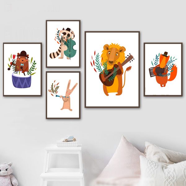 bear lion raccoon rabbit squirrel bird band wall art canvas painting nordic posters and prints wall picture baby kids room decor
bear lion raccoon rabbit squirrel bird band wall art canvas painting nordic posters and prints wall picture baby kids room decor