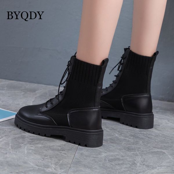 boots byqdy gothic mid-calf women autumn winter shoes pu chunky heels high tube 15.5cm round toe lace up black motorcycle
boots byqdy gothic mid-calf women autumn winter shoes pu chunky heels high tube 15.5cm round toe lace up black motorcycle