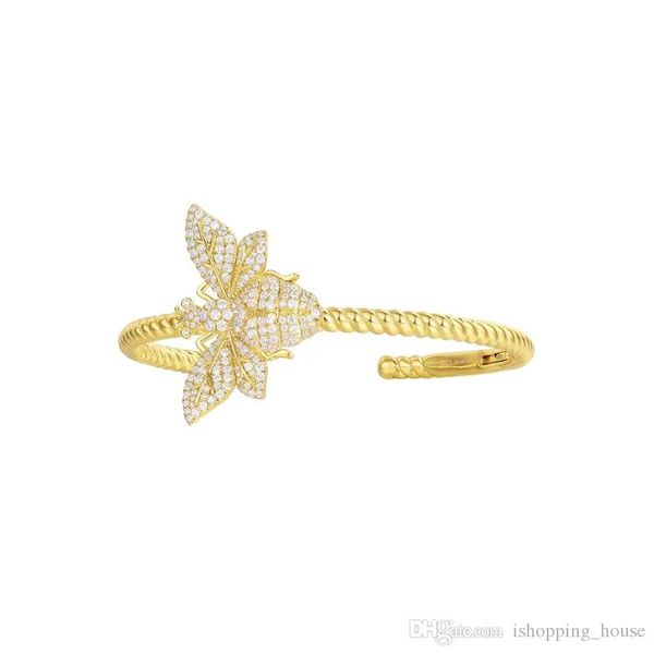 yellow gold plated cz bee bracelet bangles for girls women wedding party nice gift, Black
yellow gold plated cz bee bracelet bangles for girls women wedding party nice gift, Black