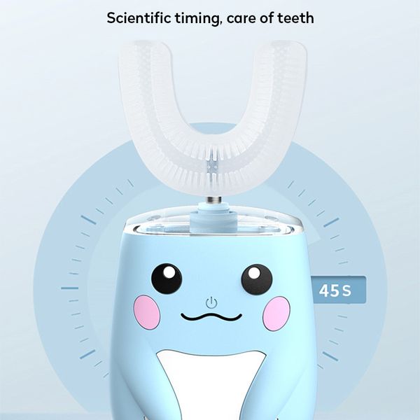 children 360 degrees sonic automatic lazy electric toothbrush rechargeable u type soft silicone toothbrush for kids gift
children 360 degrees sonic automatic lazy electric toothbrush rechargeable u type soft silicone toothbrush for kids gift