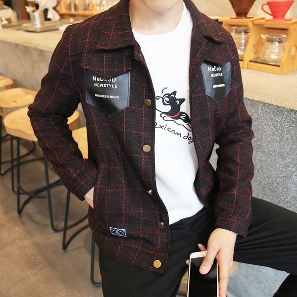 sexy2019 man jacket loose coat youth pattern sweater lapel korean cool time lovers renovation body clothes tide, Black;brown
sexy2019 man jacket loose coat youth pattern sweater lapel korean cool time lovers renovation body clothes tide, Black;brown