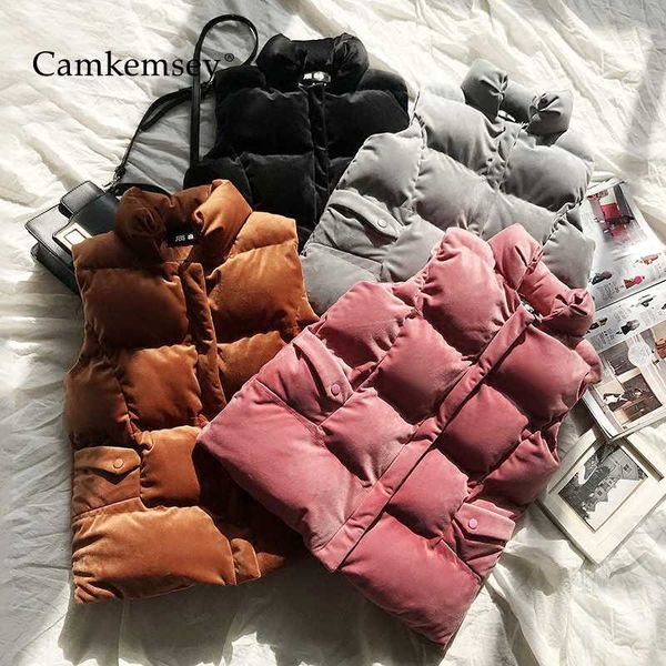 women's vests camkemsey autumn women vest jackets 2021 spring casual solid pockets stand collar sleeveless vintage corduroy waistcoats, Black;white
women's vests camkemsey autumn women vest jackets 2021 spring casual solid pockets stand collar sleeveless vintage corduroy waistcoats, Black;white