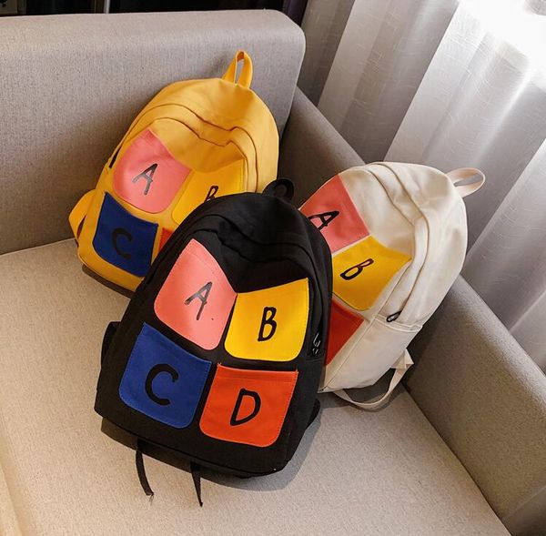 2020 schoolbag большой емкости для студентов рюкзак женщин холст рюкзаки с письмо девушка мешки плеча
2020 schoolbag большой емкости для студентов рюкзак женщин холст рюкзаки с письмо девушка мешки плеча