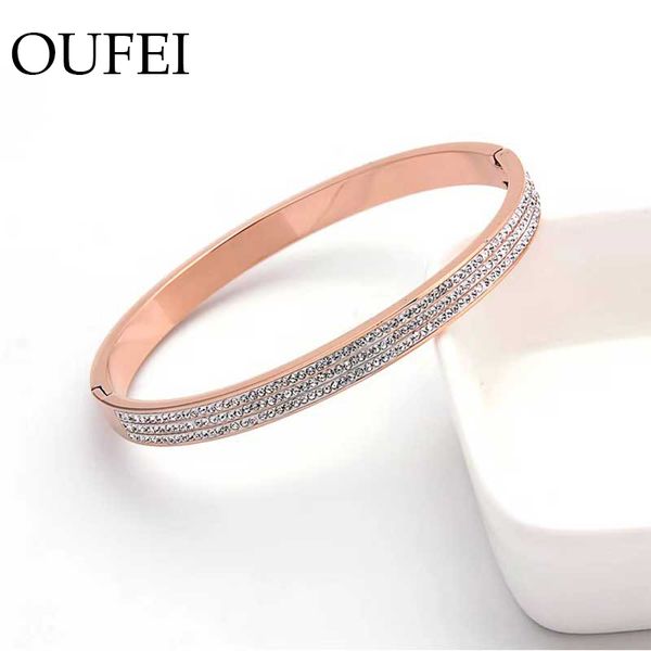 crystal bracelet for woman stainless steel rose gold bracelet simple stylish new 2020 wholesale jewelry, Black
crystal bracelet for woman stainless steel rose gold bracelet simple stylish new 2020 wholesale jewelry, Black