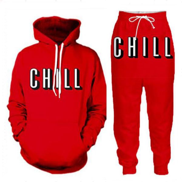 new couples men /women chill 3d print fashion tracksuits crewneck hoodies + hip hop pants tz01, Gray
new couples men /women chill 3d print fashion tracksuits crewneck hoodies + hip hop pants tz01, Gray