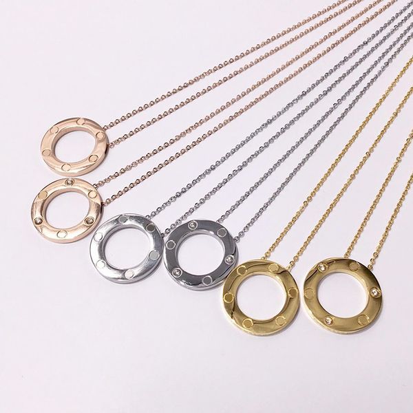 wholesale jewelry beautiful large ring screw pendant necklace big cake all nails smooth titanium steel necklace pendant women's jewelry, Silver
wholesale jewelry beautiful large ring screw pendant necklace big cake all nails smooth titanium steel necklace pendant women's jewelry, Silver