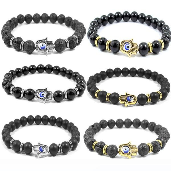 fashion fatima eye elastic lava beads bracelets for women handmade jewelry men beads bracelet volcano stone bracelet dhl g350q, Golden;silver
fashion fatima eye elastic lava beads bracelets for women handmade jewelry men beads bracelet volcano stone bracelet dhl g350q, Golden;silver