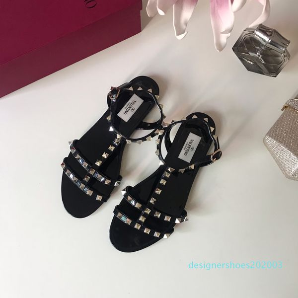 2020 fashion luxury designer shoes vlt rivets genuine leather sandals women casual brand shoes large s03, Black
2020 fashion luxury designer shoes vlt rivets genuine leather sandals women casual brand shoes large s03, Black