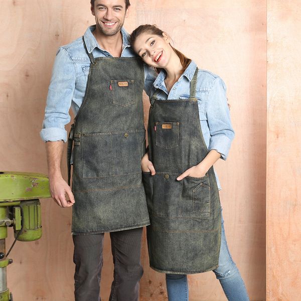 denim apron korean fashion barista western restaurant men and women overalls art beauty nail apron
denim apron korean fashion barista western restaurant men and women overalls art beauty nail apron