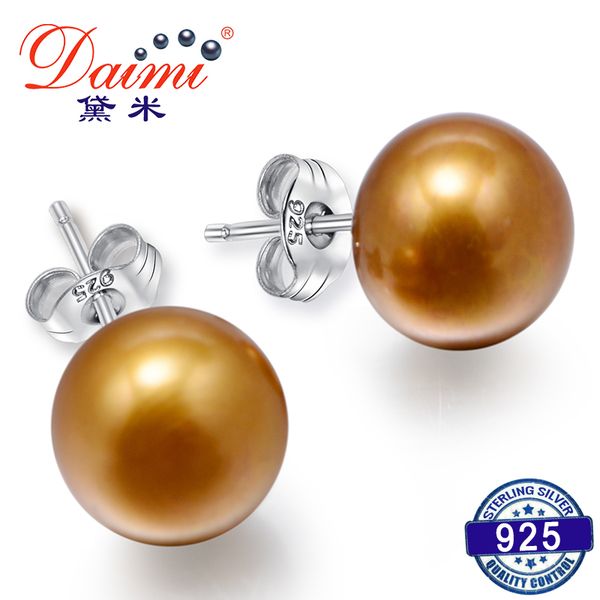 daimi brown freshwater pearl earrings 7-8mm,11-12mm for choice trendy 925 silver studs earrings women's gift, Golden;silver
daimi brown freshwater pearl earrings 7-8mm,11-12mm for choice trendy 925 silver studs earrings women's gift, Golden;silver