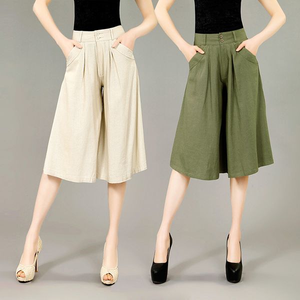 women's pants & capris arrival 2014 summer linen divided skirt big wide leg, Black;white
women's pants & capris arrival 2014 summer linen divided skirt big wide leg, Black;white