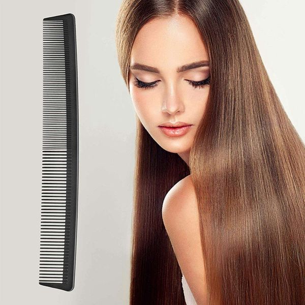 3 pack black carbon fiber hair cutting comb, styling comb, anti-static and heat-resistant suitable for all hairstyles, fin, Silver
3 pack black carbon fiber hair cutting comb, styling comb, anti-static and heat-resistant suitable for all hairstyles, fin, Silver
