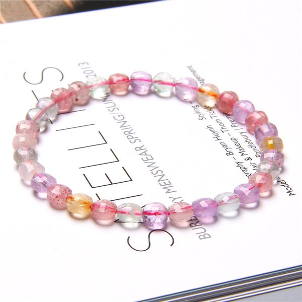 candy color natural 13mm faceted crystal tourmaline crystal quartz beaded bracelet for lady women girl jewelry gift, Black
candy color natural 13mm faceted crystal tourmaline crystal quartz beaded bracelet for lady women girl jewelry gift, Black