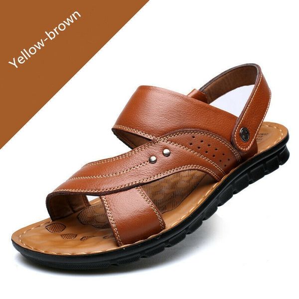 sandals 2021 fashion mens summer classic genuine leather beach casual comfortable slip-on leisure vivet two-way wearing shoes, Black
sandals 2021 fashion mens summer classic genuine leather beach casual comfortable slip-on leisure vivet two-way wearing shoes, Black