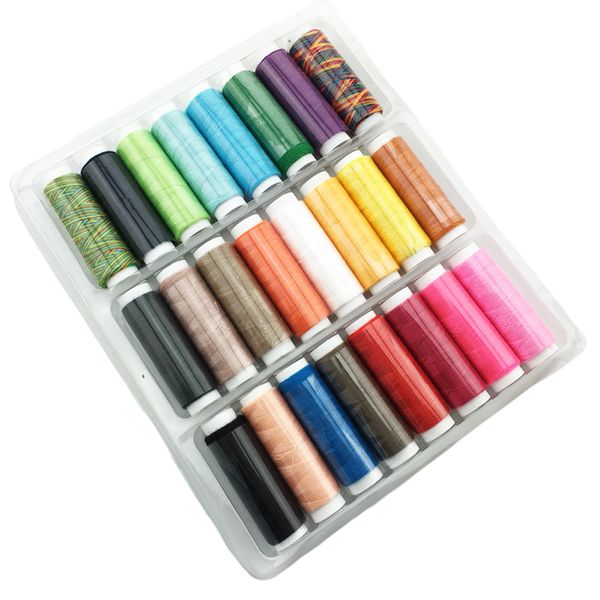 sewing thread kit spool hand stitching quilting machine all purpose 24 colour 
sewing thread kit spool hand stitching quilting machine all purpose 24 colour