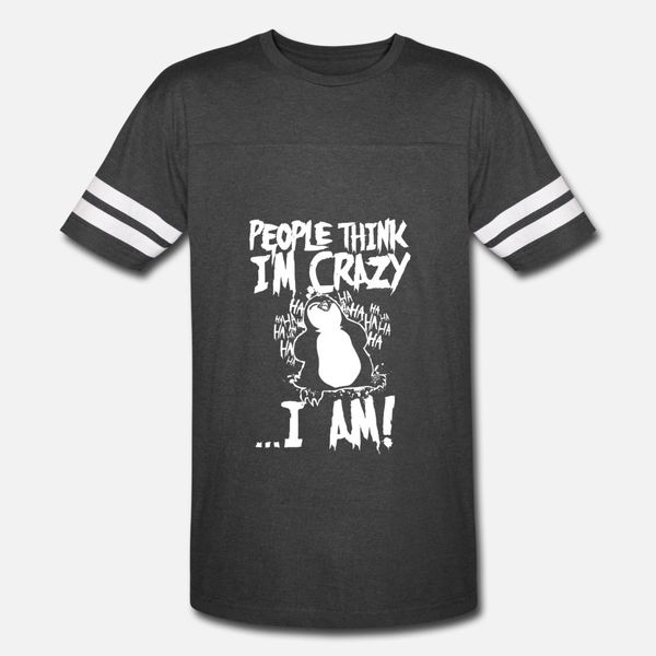 people think i'm crazy pinguin t shirt men character cotton size s-3xl kawaii interesting new style spring pattern shirt
people think i'm crazy pinguin t shirt men character cotton size s-3xl kawaii interesting new style spring pattern shirt