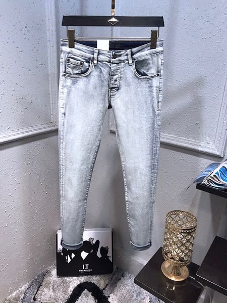 mens designer luxury solid color jeans casual slim skinny jeans fashion designer mens hip hop skin-friendly biker denim pants, Blue
mens designer luxury solid color jeans casual slim skinny jeans fashion designer mens hip hop skin-friendly biker denim pants, Blue